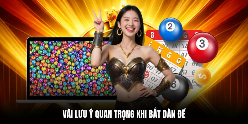 Vài lưu ý quan trọng khi bắt dàn đề